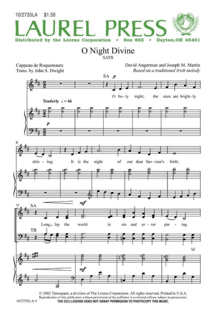 O Night Divine